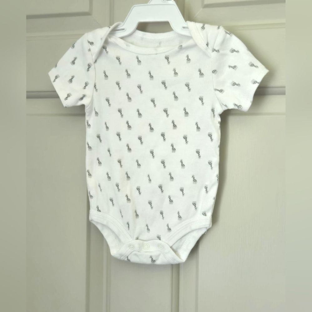 3/$10 René Rofé White Baby Onesie